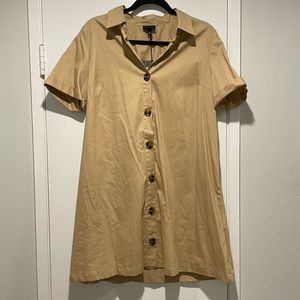 NWT Who What Wear Beige Mini Dress, size M
